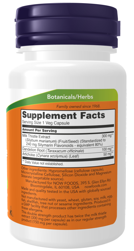 나우푸드 밀크시슬 추출 엑스트랙 300mg