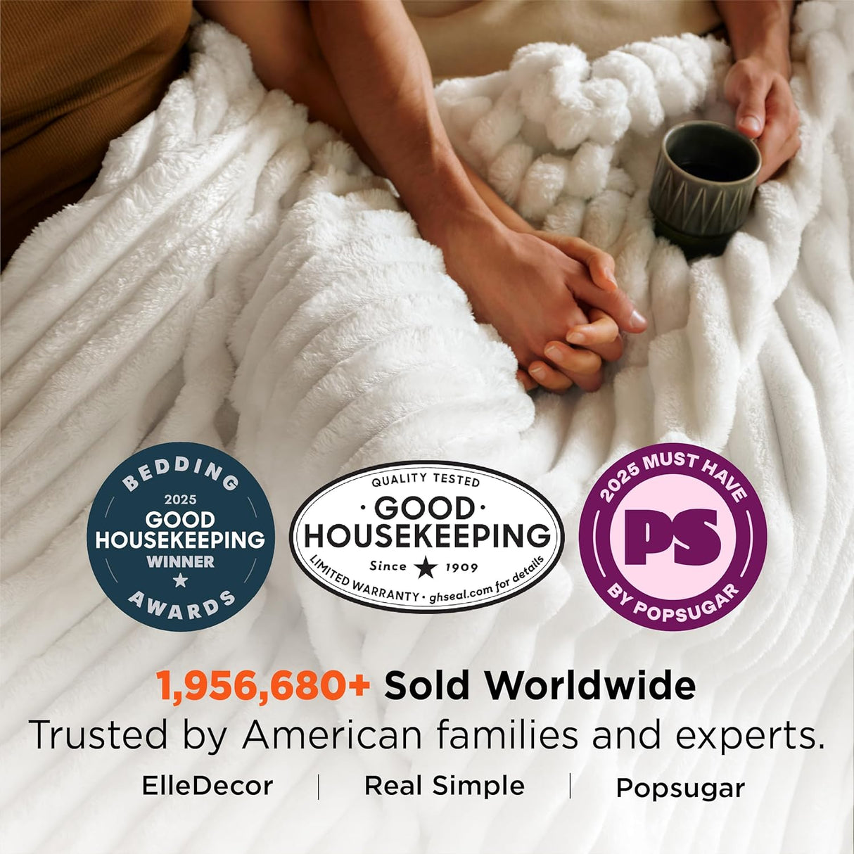 Bedsure Gentlesoft White Throw Blanket for Couch - Mothers Gifts Day Birthday Gifts for Women Mom Her, Soft Cozy Fleece Summer Throw Blanket for Girl, Room Home Bedroom Decor, off White, 50X60 Inches