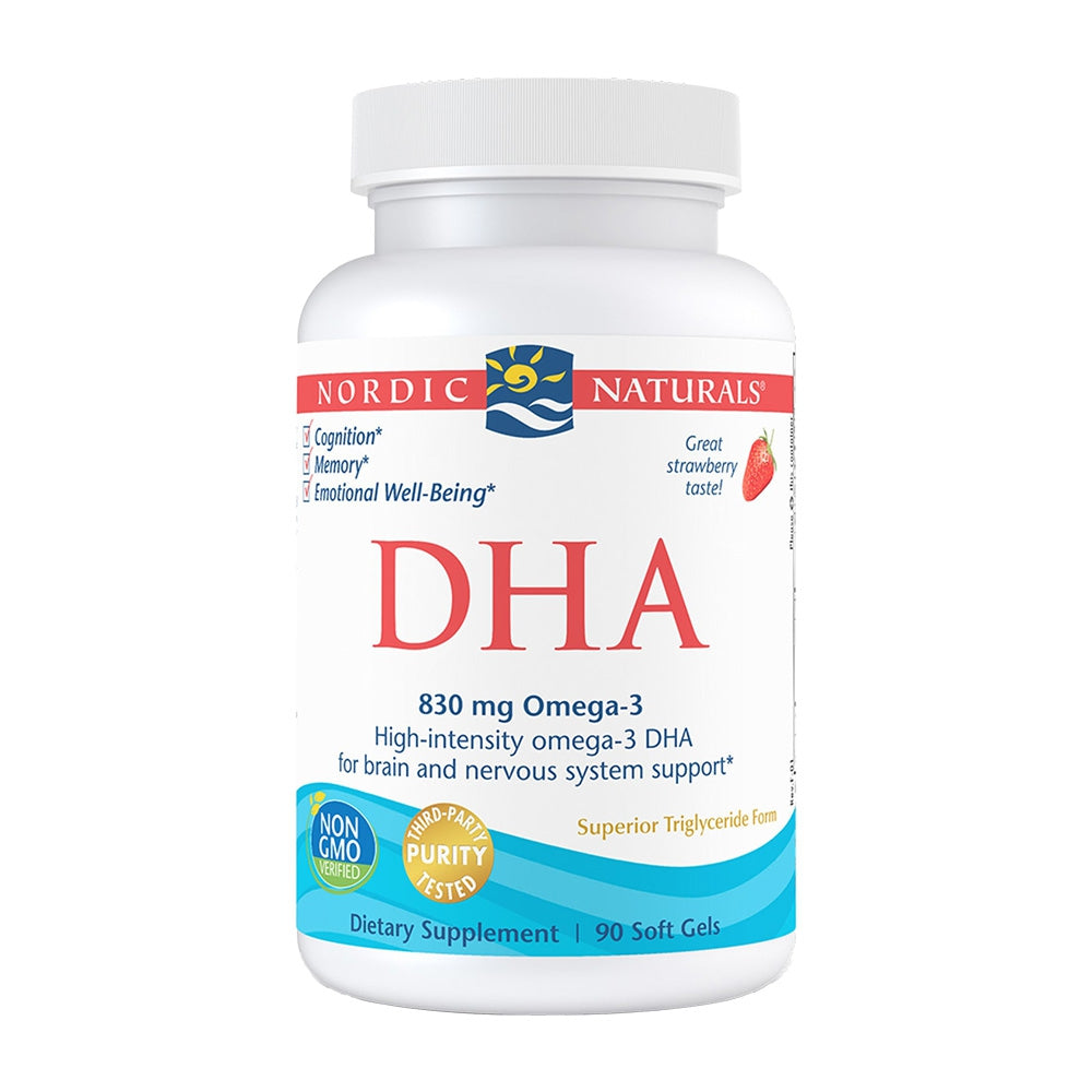 노르딕내추럴스 DHA 830mg DHA 480EPA 205딸기 맛 90정